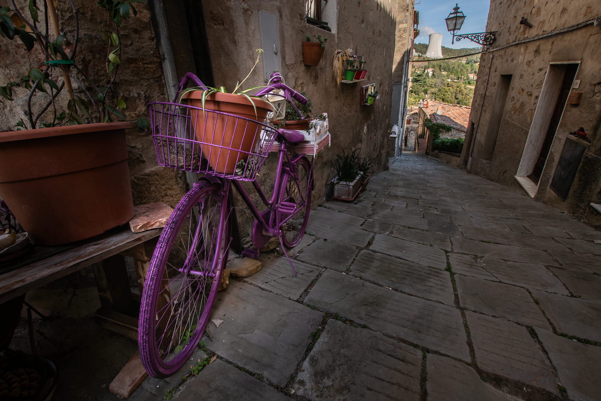 imago in villa: foto del borgo di castelnuovo val di cecina